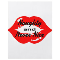 Naughty And Never Nice Full Color Flyer