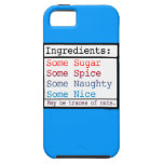 Naughty and Nice iPhone 5 Cases