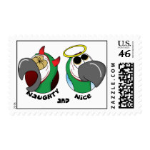 Naughty and Nice Severe Macaw postage
