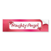 Naughty Angel Bumper Stickers