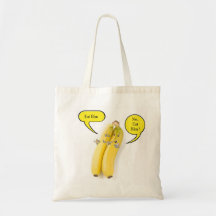 Naughty Banana Canvas Bags