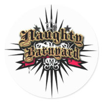 Naughty Barnyard Sickness Stickers by naughtybarnyard Naughty Barnyard Sickness Stickers
