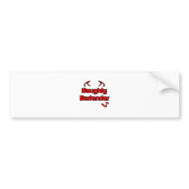 Naughty Bartender Bumper Sticker
