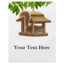 Naughty Bird Feeder Squirrel Flyer