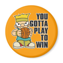 Naughty Boy Basket Ball magnets by wislander Naughty Boy Basket Ball magnets