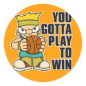 Naughty Boy Basket Ball stickers by wislander Naughty Boy Basket Ball stickers
