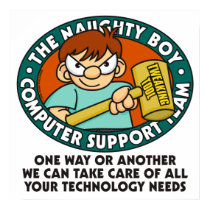 Naughty Boy Computer Tech Poster posters by wislander Naughty Boy Computer Tech Poster posters