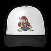 Naughty Boy with Knife Hat hats
