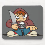 Naughty Boy with Knife Mousepad