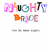 "Naughty Bride" shirt