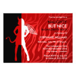 Naughty But Nice Bachelorette Party Invitation