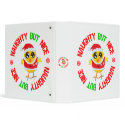 Naughty But Nice Christmas Chick Binder by chicktshirts Naughty But Nice Christmas Chick Binder
