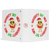 Naughty But Nice Christmas Chick Binder