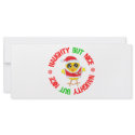 Naughty But Nice Christmas Chick rack cards by chicktshirts Naughty But Nice Christmas Chick rack cards