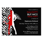 Naughty But Nice Hens Party / Bachelorette Party Personalized Announcements