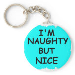 NAUGHTY BUT NICE KEYCHAIN