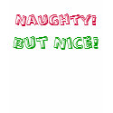 Naughty! But Nice! t-shirts