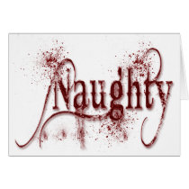 Naughty Card