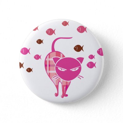 Naughty Cat buttons