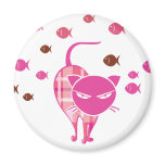 Naughty Cat magnets