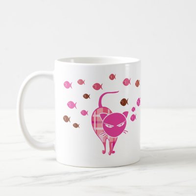 Naughty Cat Coffee Mug
