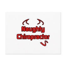 Naughty Chiropractor postcards