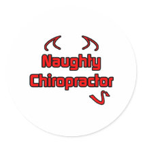 Naughty Chiropractor stickers