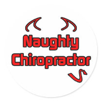 Naughty Chiropractor stickers