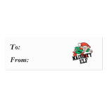 Naughty Christmas Elf Business Card Template