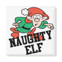 Naughty Christmas Elf magnets