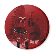 Naughty Christmas Elf Magnets by TastefulDesigns Naughty Christmas Elf Magnets