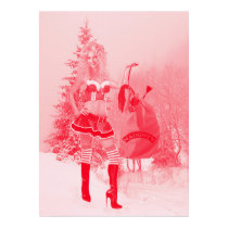 Naughty Christmas Elf Poster Prints by TastefulDesigns Naughty Christmas Elf Poster Prints