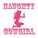 Naughty Cowgirl t-shirts by EllesPlanet Naughty Cowgirl t-shirts