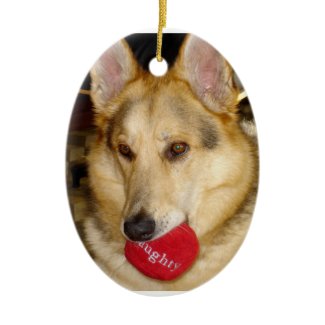 Naughty Dog Ornament