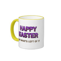 Naughty Doxie Happy Easter Mugs