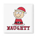 Naughty Elf Magnet magnet