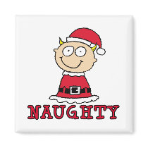 Naughty Elf Magnet