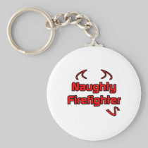 Naughty Firefighter Key Chain