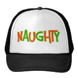 Naughty Funny Christmas Mesh Hats