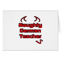 Naughty German Teacher Cards
