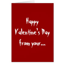 Naughty Girl Happy Valentine's Day Greetings Card