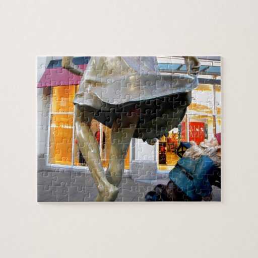 Naughty Gnome Jigsaw Puzzle Zazzle