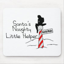 Naughty Helper Mousepads