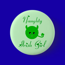 Naughty Irish Girl buttons