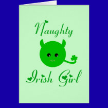 Naughty Irish Girl cards