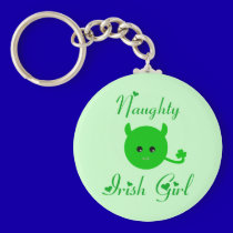 Naughty Irish Girl keychains