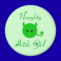 Naughty Irish Girl magnets