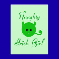 Naughty Irish Girl postcards