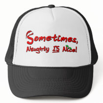 Naughty is Nice hats by PlurDuck Naughty is Nice hats