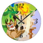 Naughty Kitty  Wall Clock